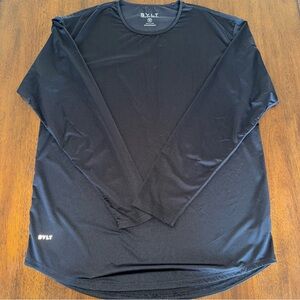 BYLT Premium Basics Black Long Sleeve Shirt Lightweight Breathable Size XL